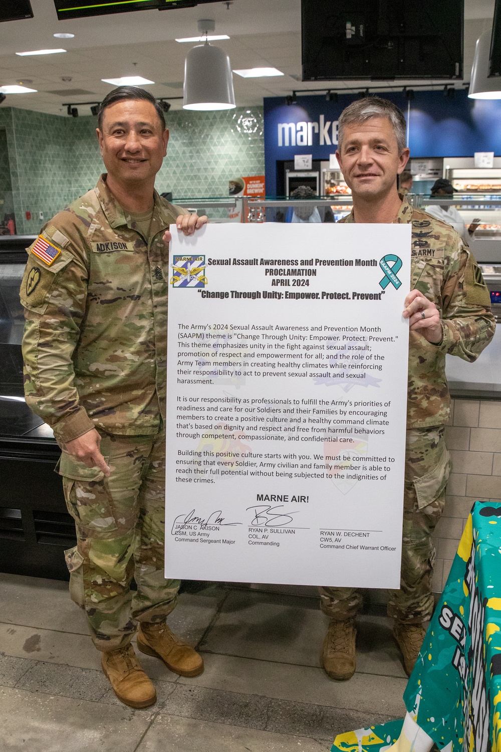 Empowering Change : 3CAB Takes Action in Support of Sexual Assault and Prevention Month