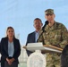 U.S. Army Corps of Engineers (USACE) Task Force Virgin Islands Puerto Rico offers remarks during the San Juan Harbor First Bucket Ceremony