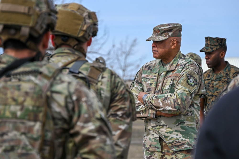 Gen. Cotton visits Malmstrom AFB