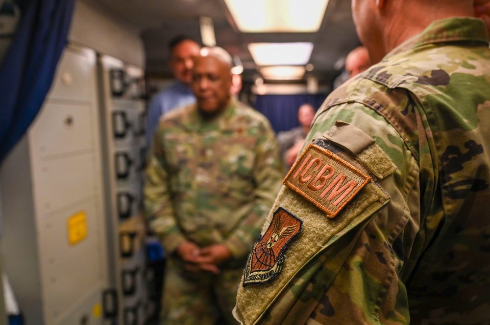 Gen. Cotton visits Malmstrom AFB