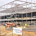 March 2024 barracks construction operations at Fort McCoy