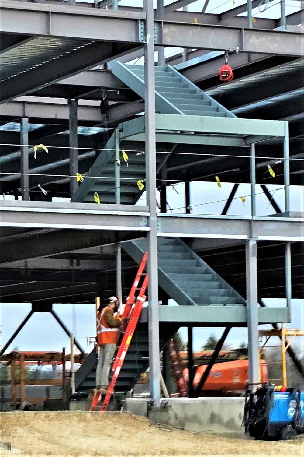 March 2024 barracks construction operations at Fort McCoy