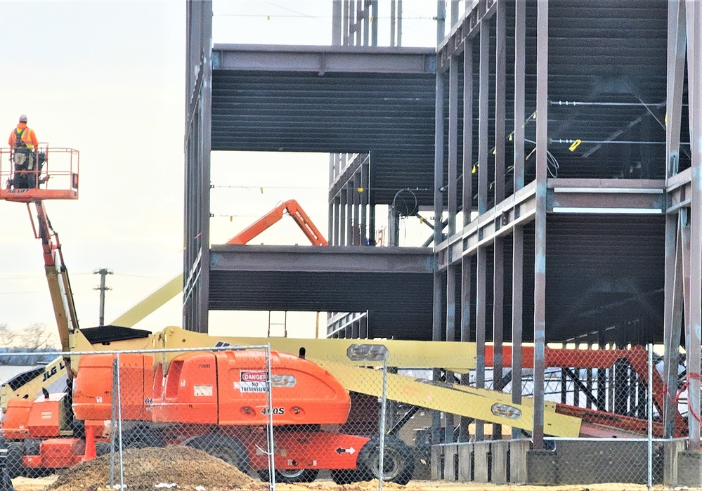 March 2024 barracks construction operations at Fort McCoy