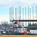 March 2024 barracks construction operations at Fort McCoy