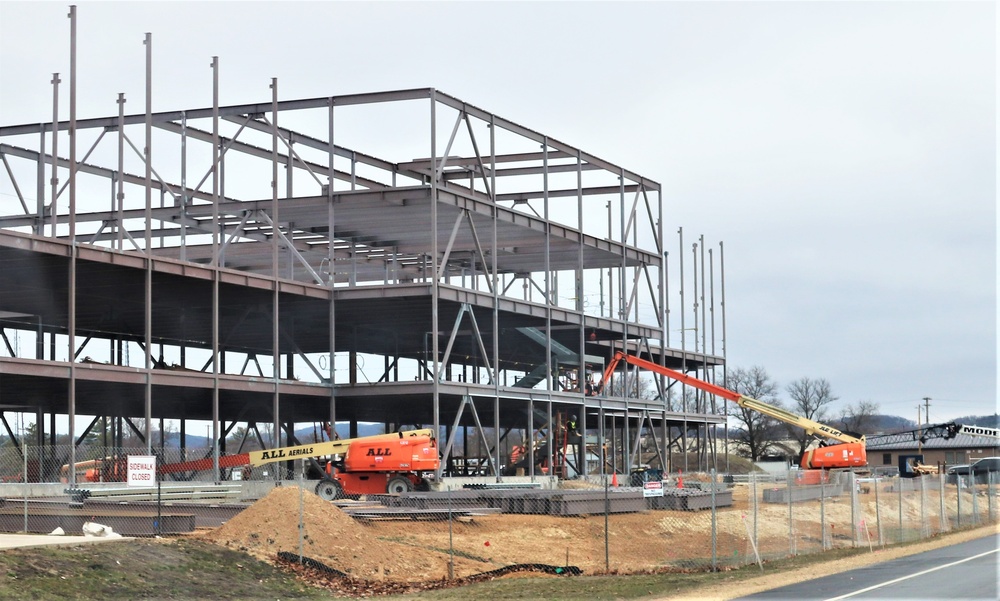 March 2024 barracks construction operations at Fort McCoy