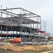 March 2024 barracks construction operations at Fort McCoy