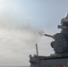 The USS Howard conducts a live-fire exercise with a close in weapons system in the Philippine Sea