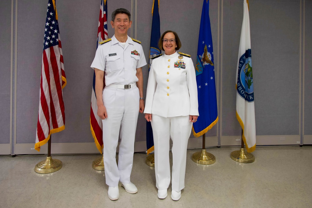 CNO Franchetti Meets with Chief of Staff of the Japan Maritime Self-Defense Force Adm. Ryo Sakai