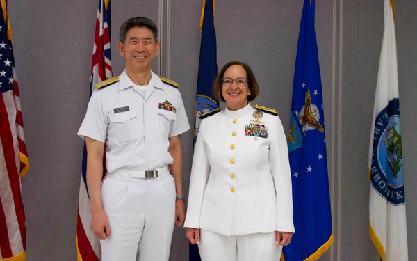 CNO Franchetti Meets with Chief of Staff of the Japan Maritime Self-Defense Force Adm. Ryo Sakai