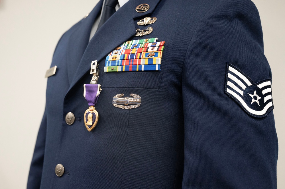 Team McChord Airman receives Purple Heart