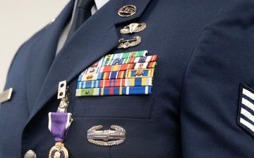 Team McChord Airman receives Purple Heart