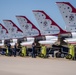 USAF Thunderbirds at the 2024 Great Texas Airshow