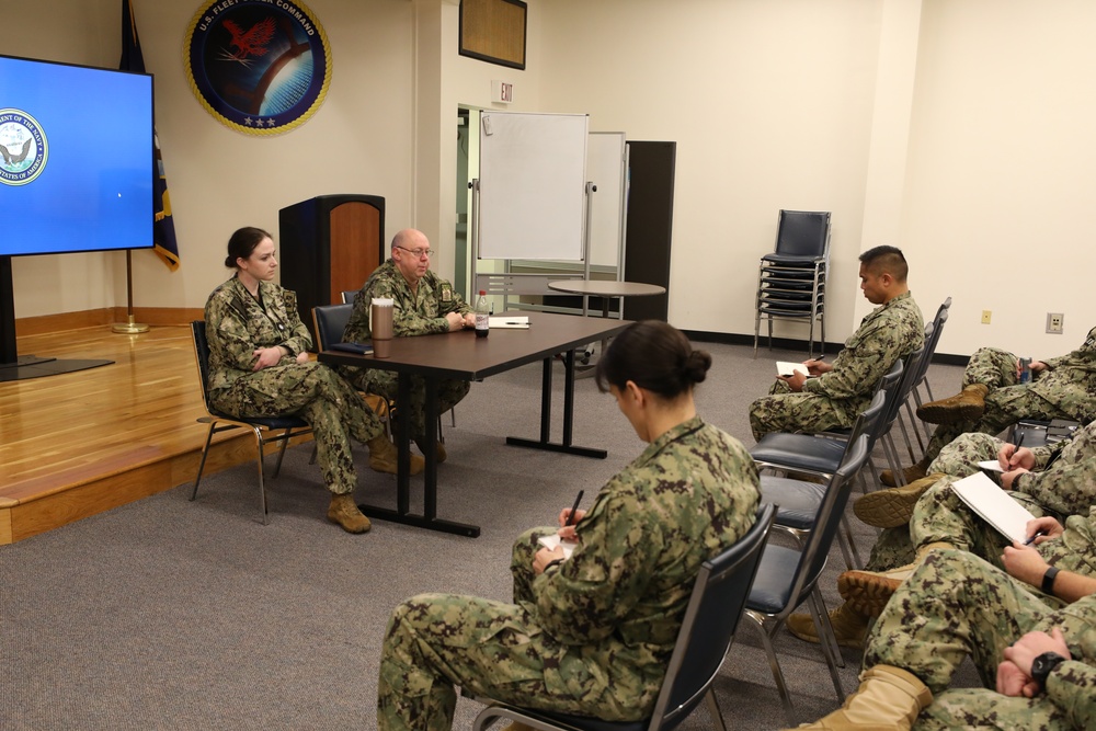 Naval Information Warfighting Development Center Commander visits Navy Information Operations Command Pensacola
