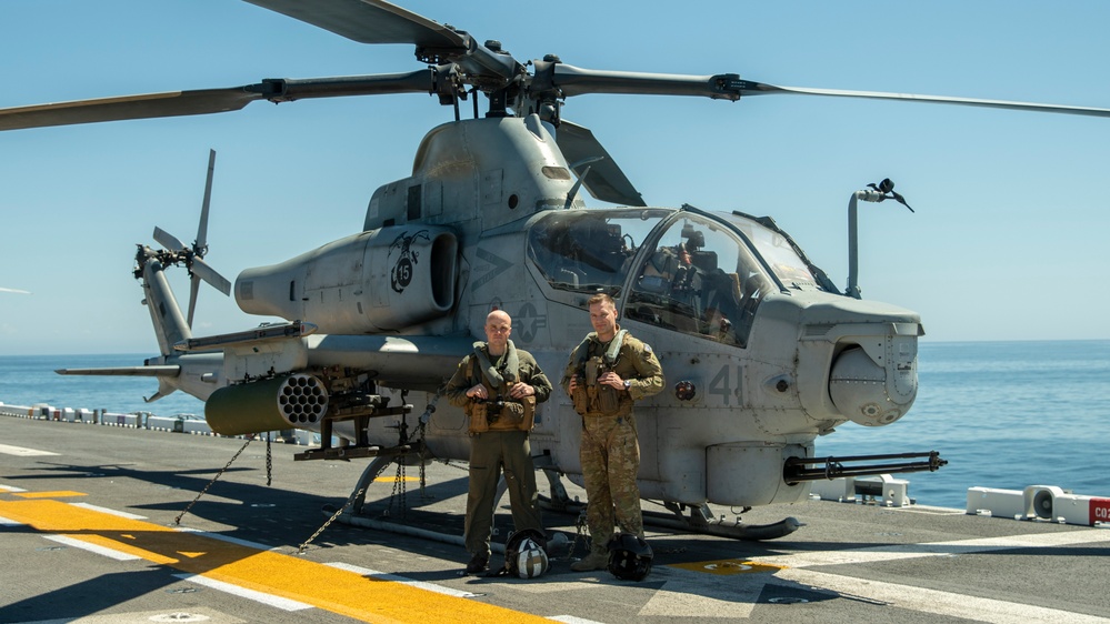 Australian Pilot Flies with the 15th MEU