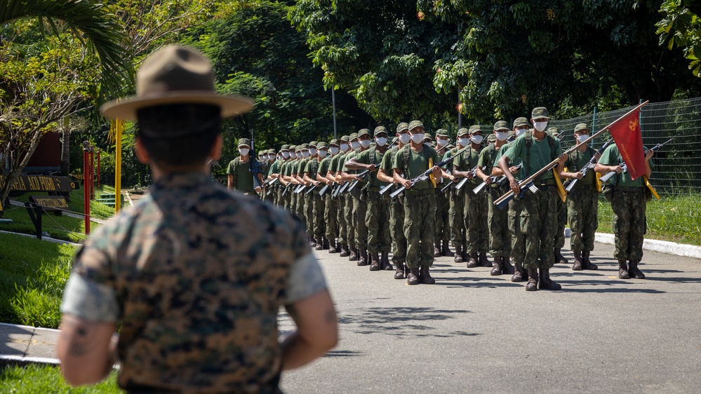 U.S. Marines Corps Recruit Training Subject Matter Experts attend SMEE in CIAMPA, Brazil