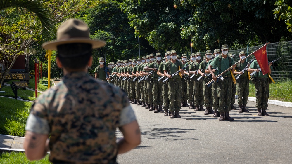 U.S. Marines Corps Recruit Training Subject Matter Experts attend SMEE in CIAMPA, Brazil