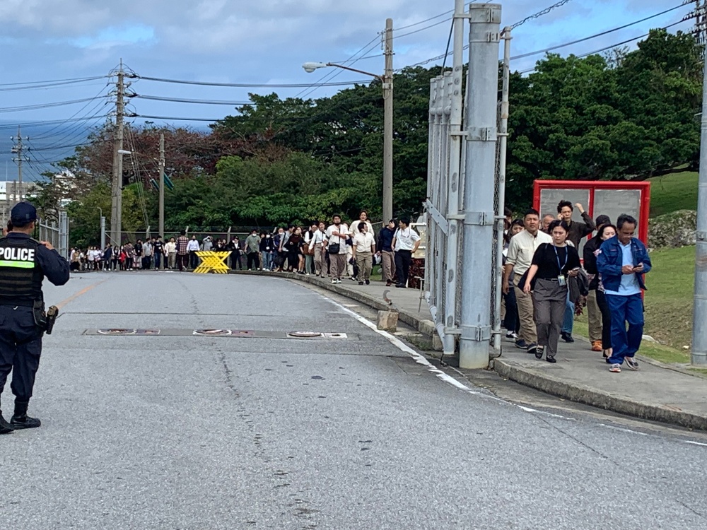 Marine Corps Installations aid over 1,600 local Okinawa residents with tsunami evacuation