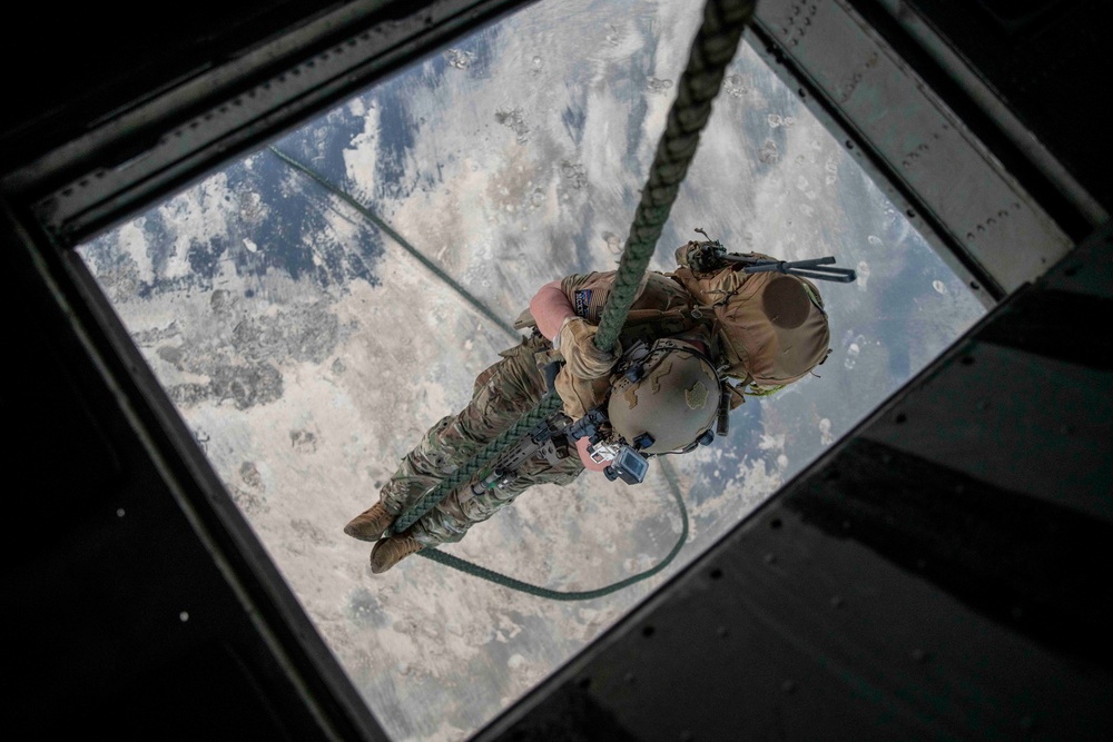 Recon Co, Army SOF, MARCOS Fast-Rope at Tiger TRIUMPH 24