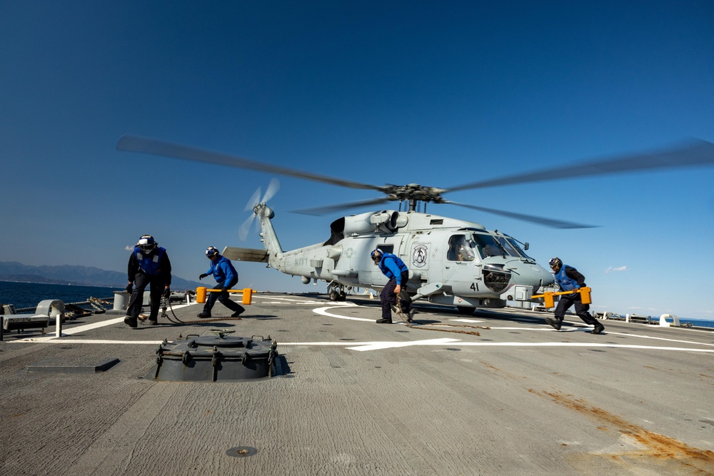 USS Higgins Flight Ops