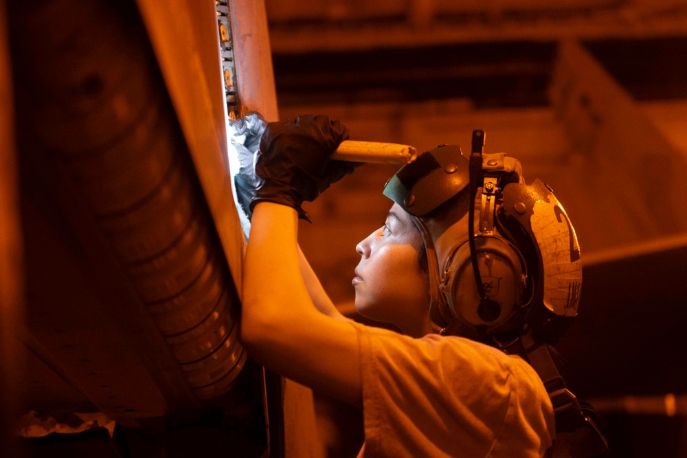 USS Dwight D. Eisenhower Conducts Routine Operations in the Red Sea