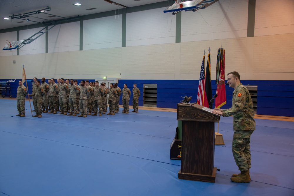 246th FSC Change of Command Ceremony