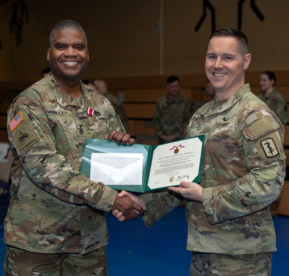 421st Multifunctional Medical Battalion Change of Responsibility Ceremony