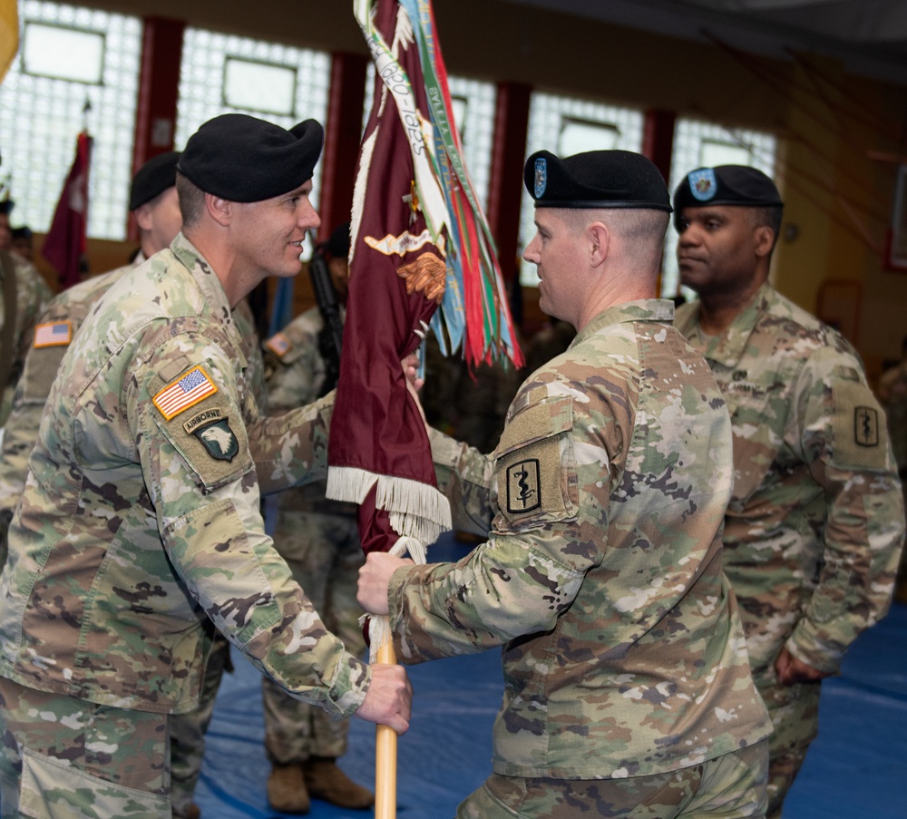 421st Multifunctional Medical Battalion Change of Responsibility Ceremony
