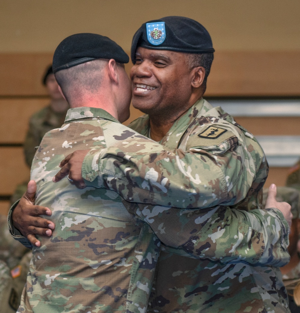 421st Multifunctional Medical Battalion Change of Responsibility Ceremony
