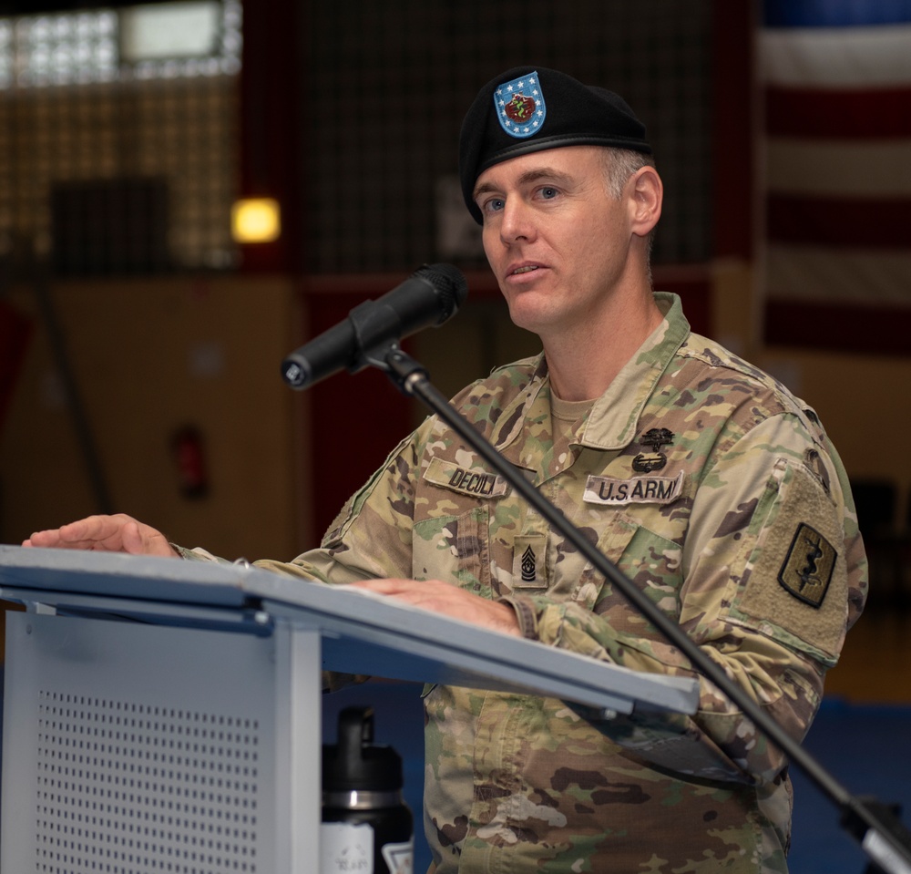 421st Multifunctional Medical Battalion Change of Responsibility Ceremony