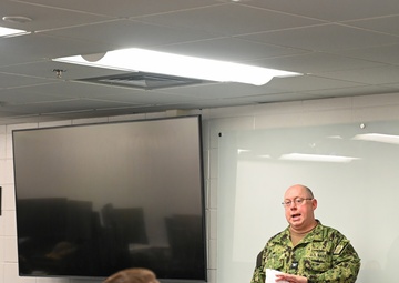 NIWDC Commander Visits Attends CWOBC Graduation