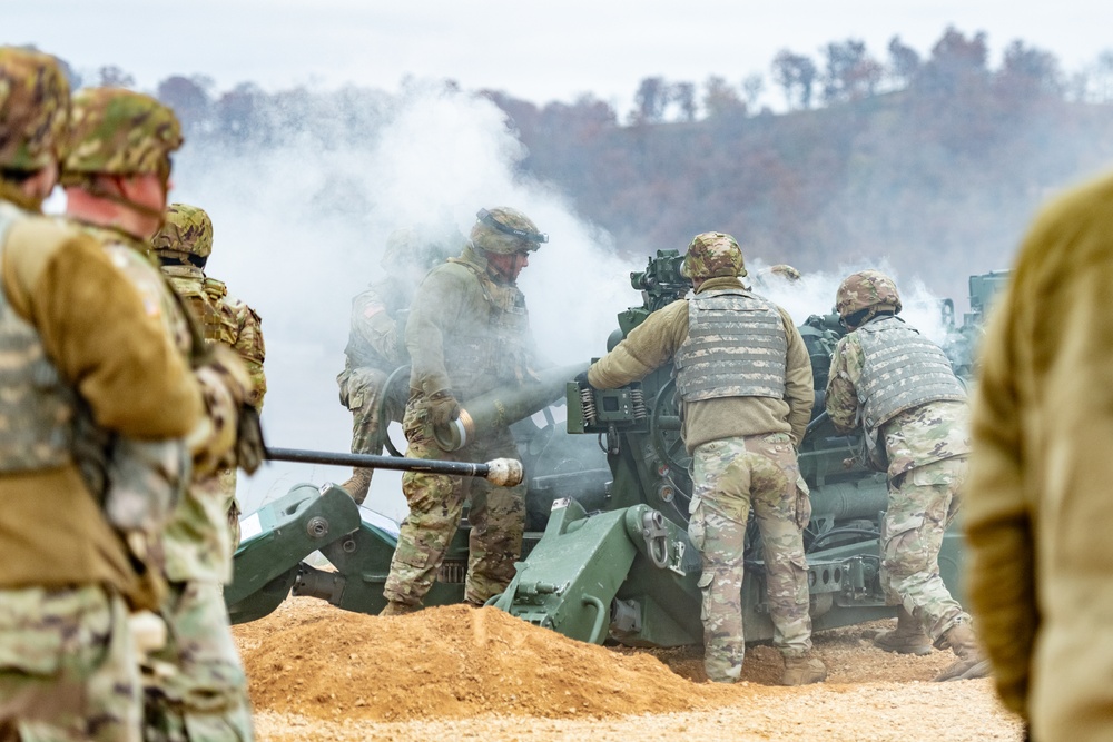 Direct Fire Artillery Training at Fort McCoy, WI