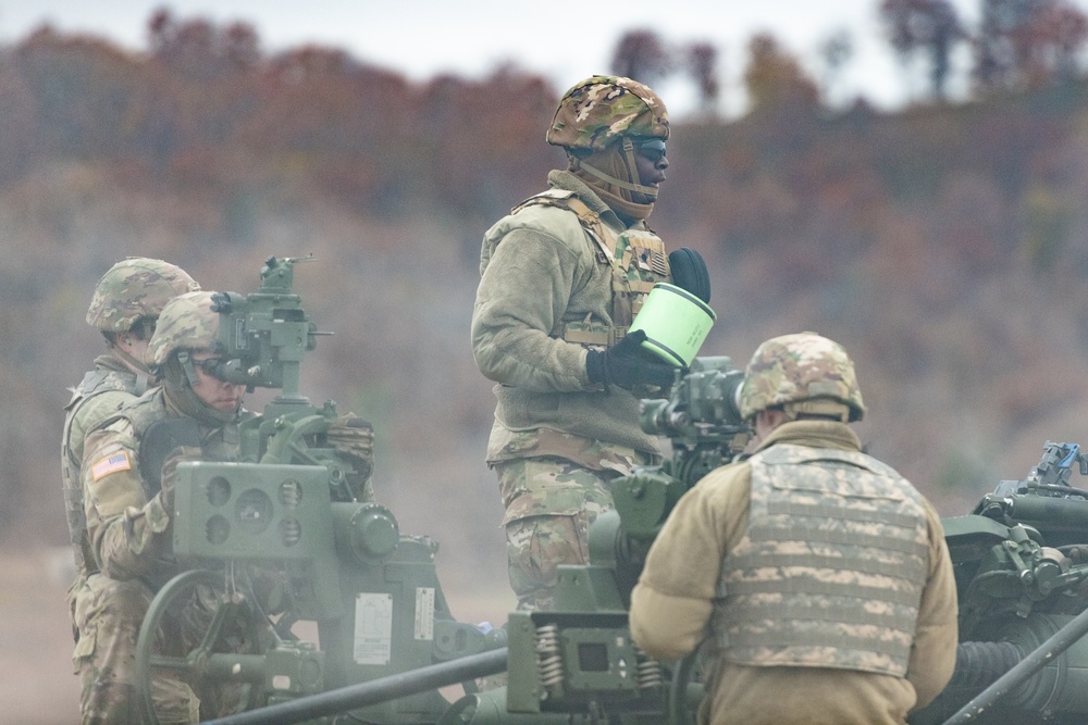 Direct Fire Artillery Training at Fort McCoy, WI