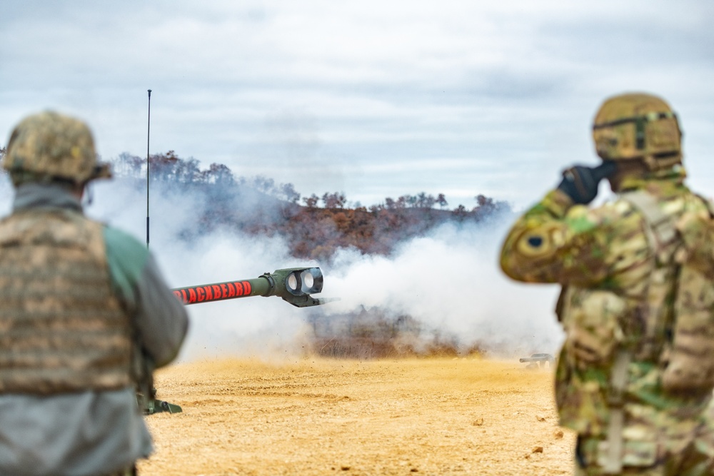 Direct Fire Artillery Training at Fort McCoy, WI