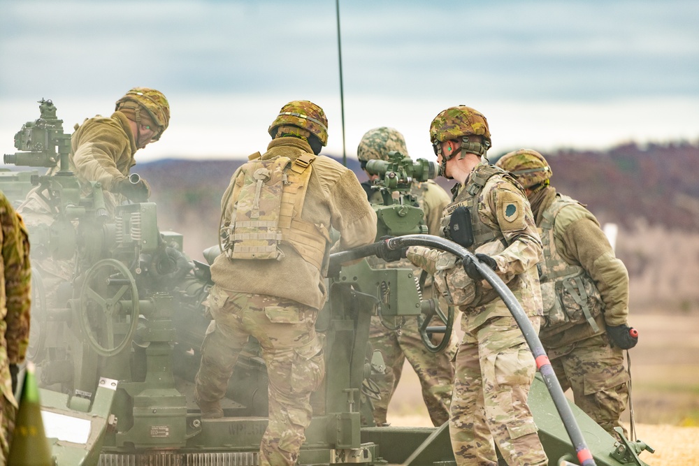 Direct Fire Artillery Training at Fort McCoy, WI