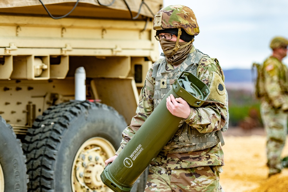 Direct Fire Artillery Training at Fort McCoy, WI