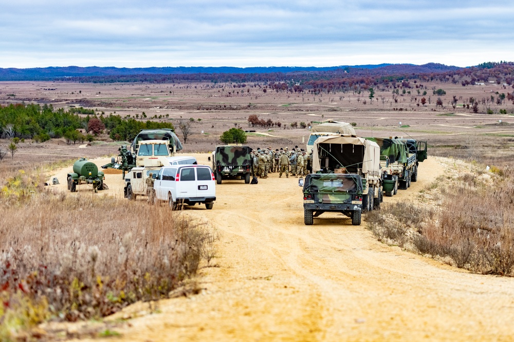 Direct Fire Artillery Training at Fort McCoy, WI