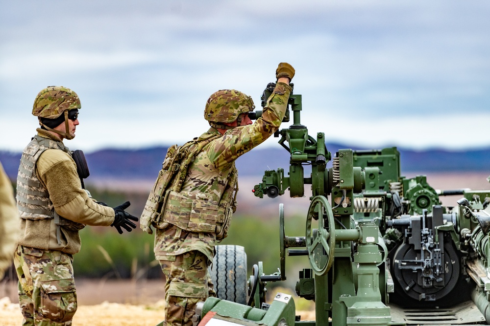 Direct Fire Artillery Training at Fort McCoy, WI