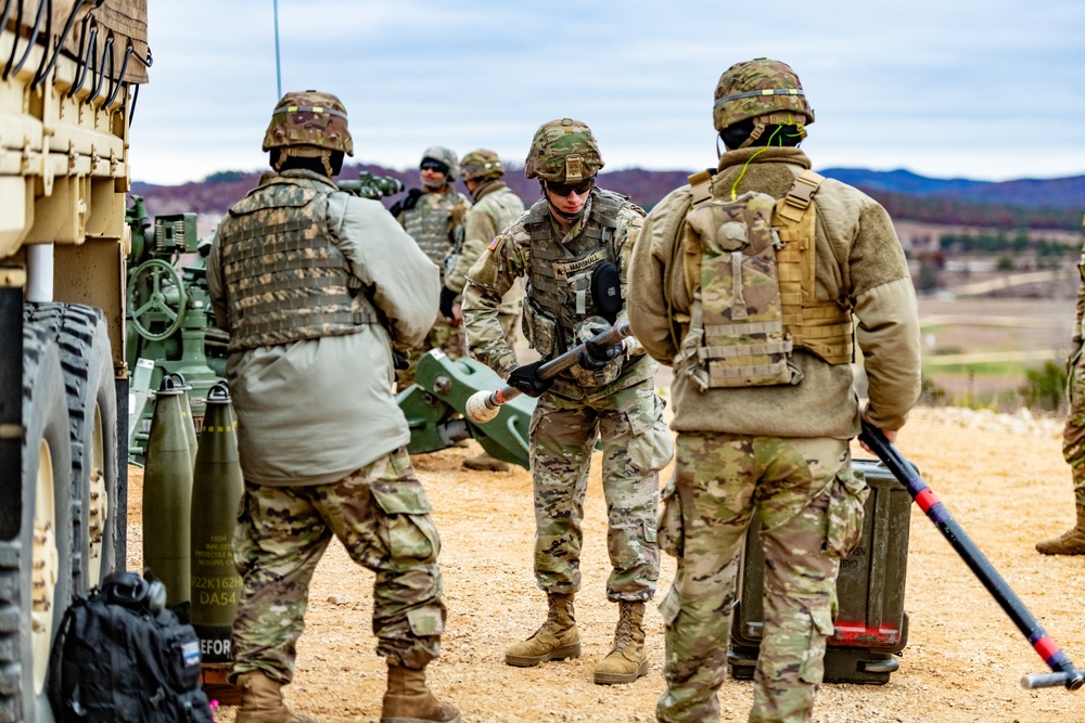 Direct Fire Artillery Training at Fort McCoy, WI