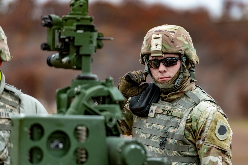 Direct Fire Artillery Training at Fort McCoy, WI