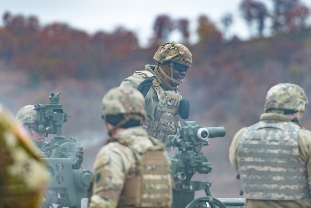 Direct Fire Artillery Training at Fort McCoy, WI