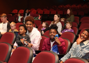 New Parent Support puts on a Movie Day in honor of Month of the Military Child