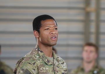 Command Team Addresses Coalition Forces in Syria