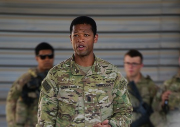 Command Team Addresses Coalition Forces in Syria