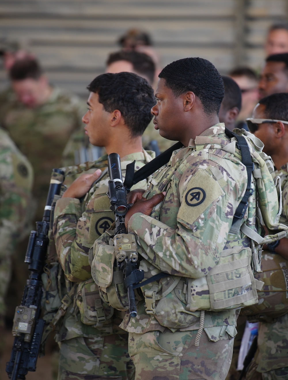 Command Team Addresses Coalition Forces in Syria