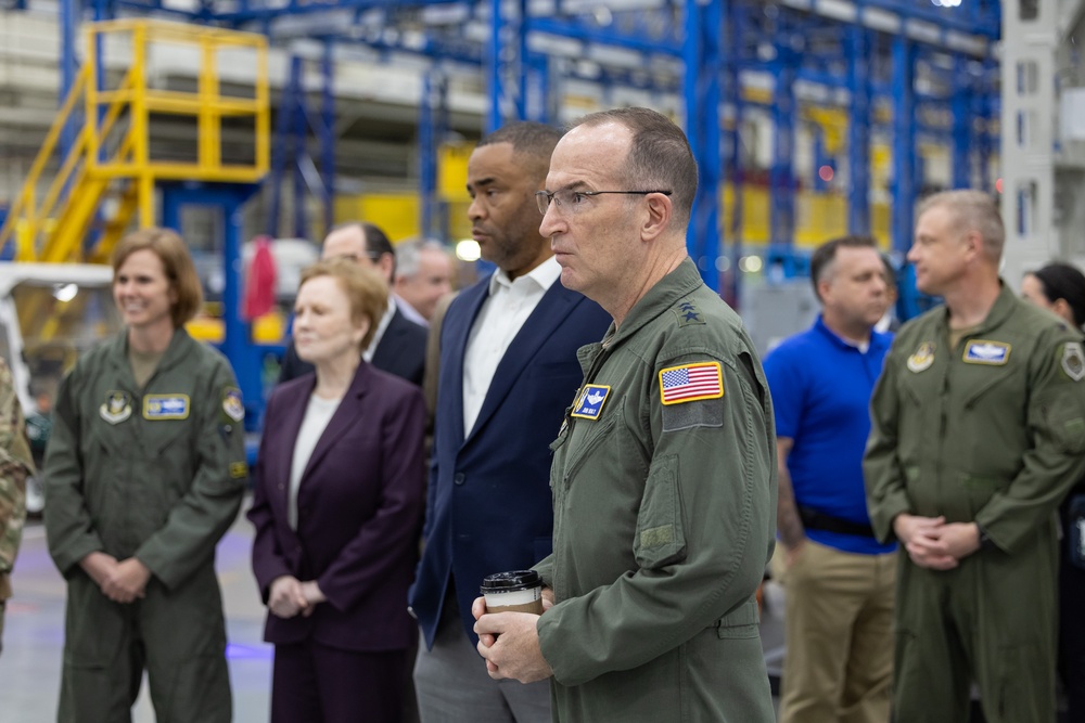 Forging air dominance: AFRC commander signs first F-35 Bulkhead slated for 301 FW