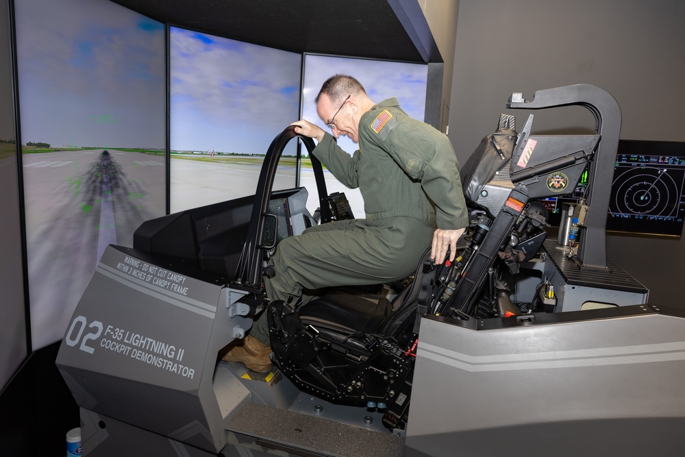 Forging air dominance: AFRC commander signs first F-35 Bulkhead slated for 301 FW