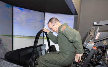 Forging air dominance: AFRC commander signs first F-35 Bulkhead slated for 301 FW