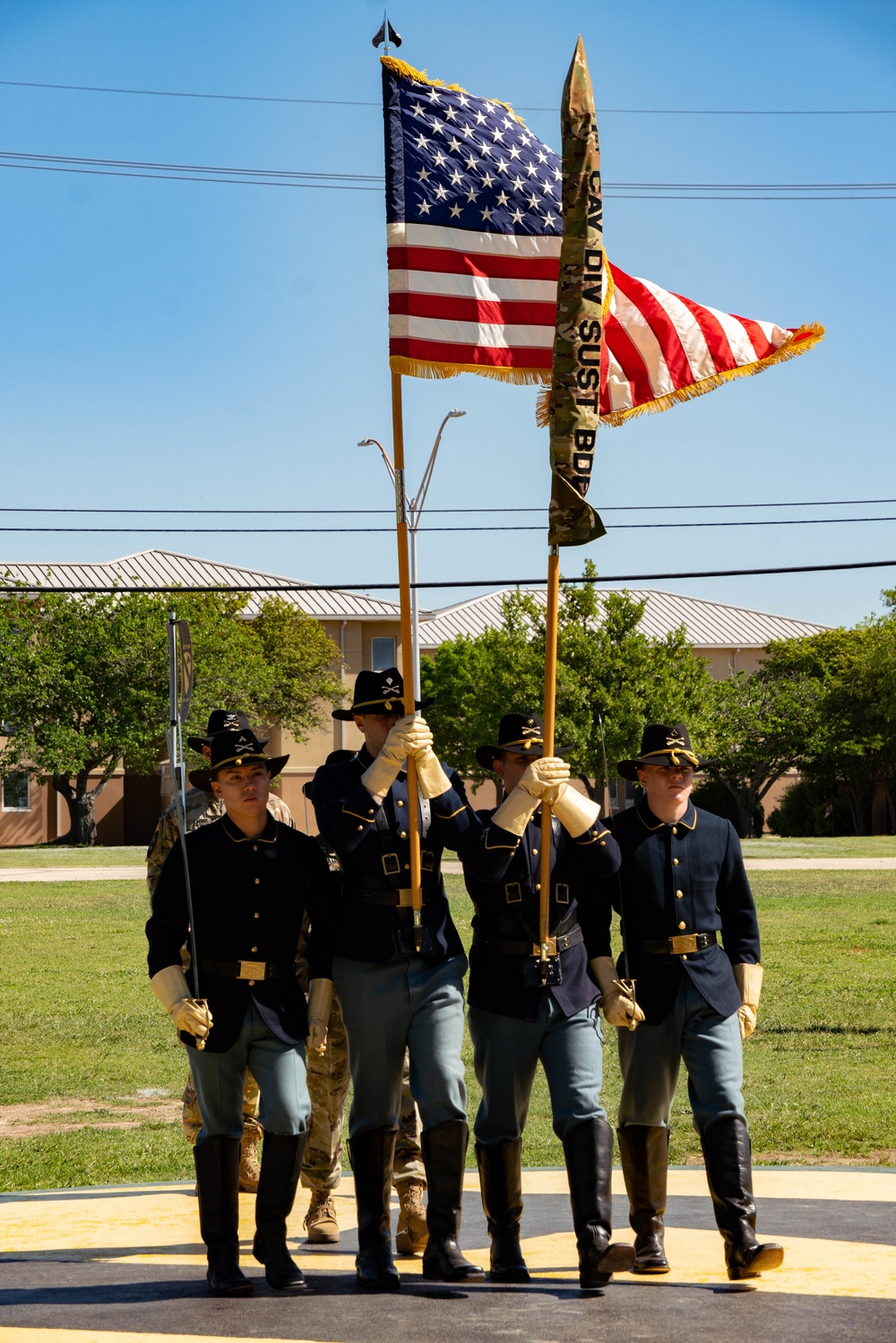 1st Cavalry Division Sustainment Brigade Conducts Color Casing Ceremony