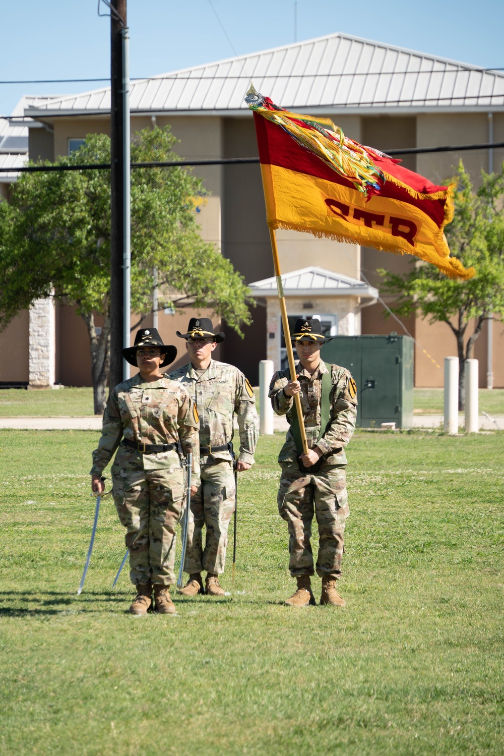 1st Cavalry Division Sustainment Brigade Conducts Color Casing Ceremony
