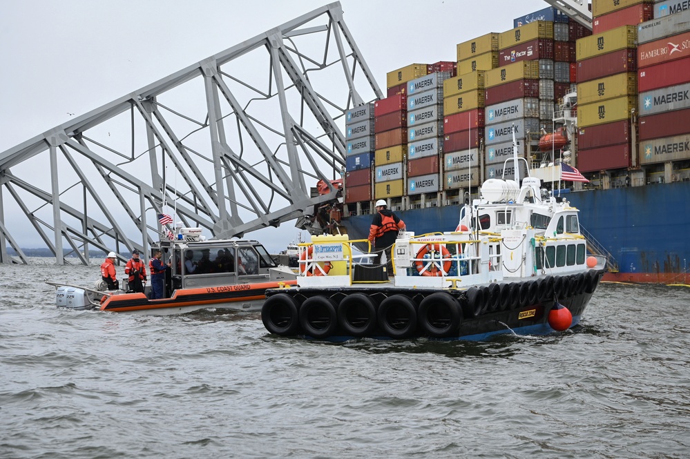 U.S. Coast Guard Key Bridge Response 2024 responders